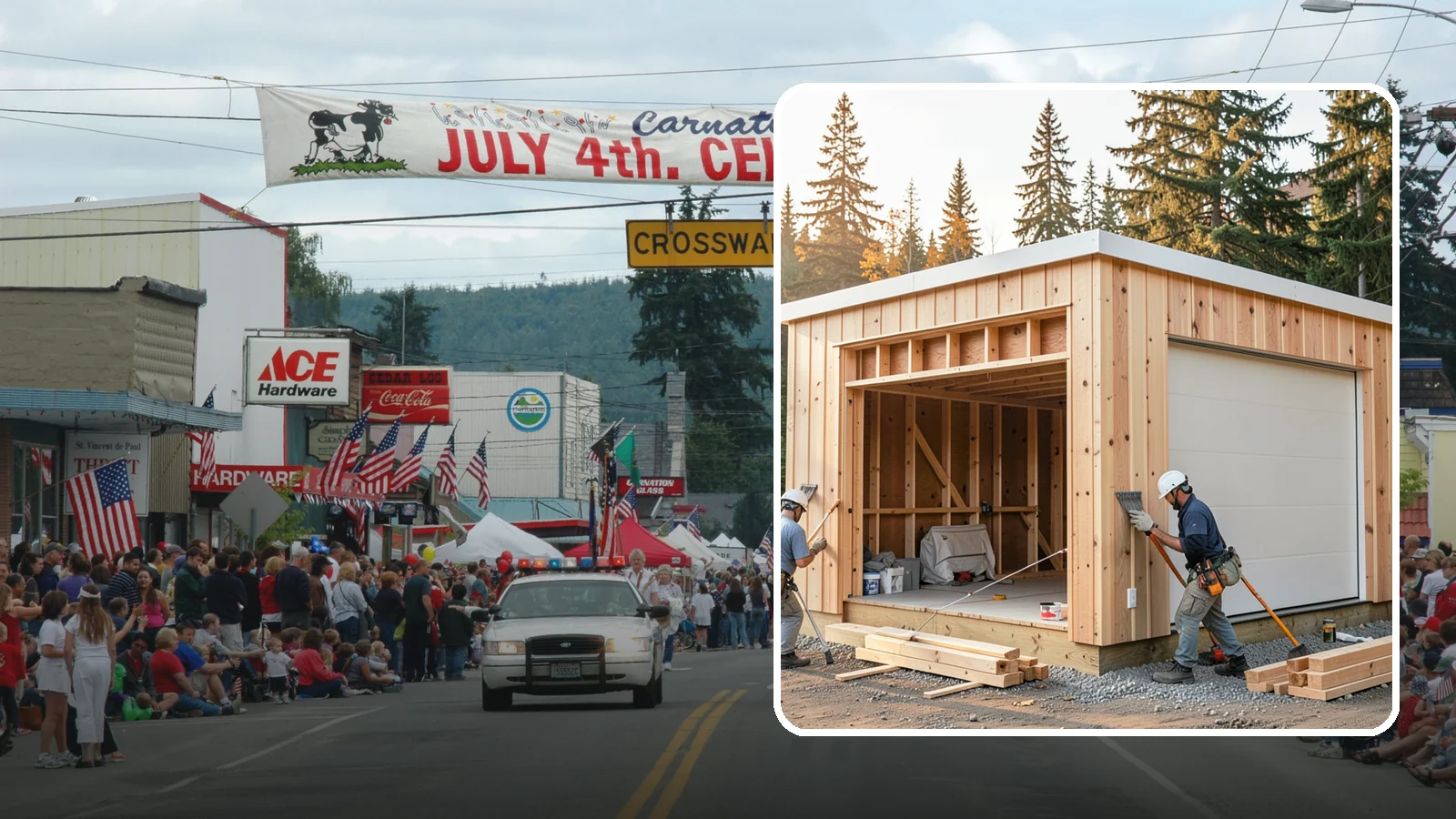 Pole Building Construction in Carnation, King County, WA - Cost-effective post-frame buildings for shops, storage, garages, or agriculture.
