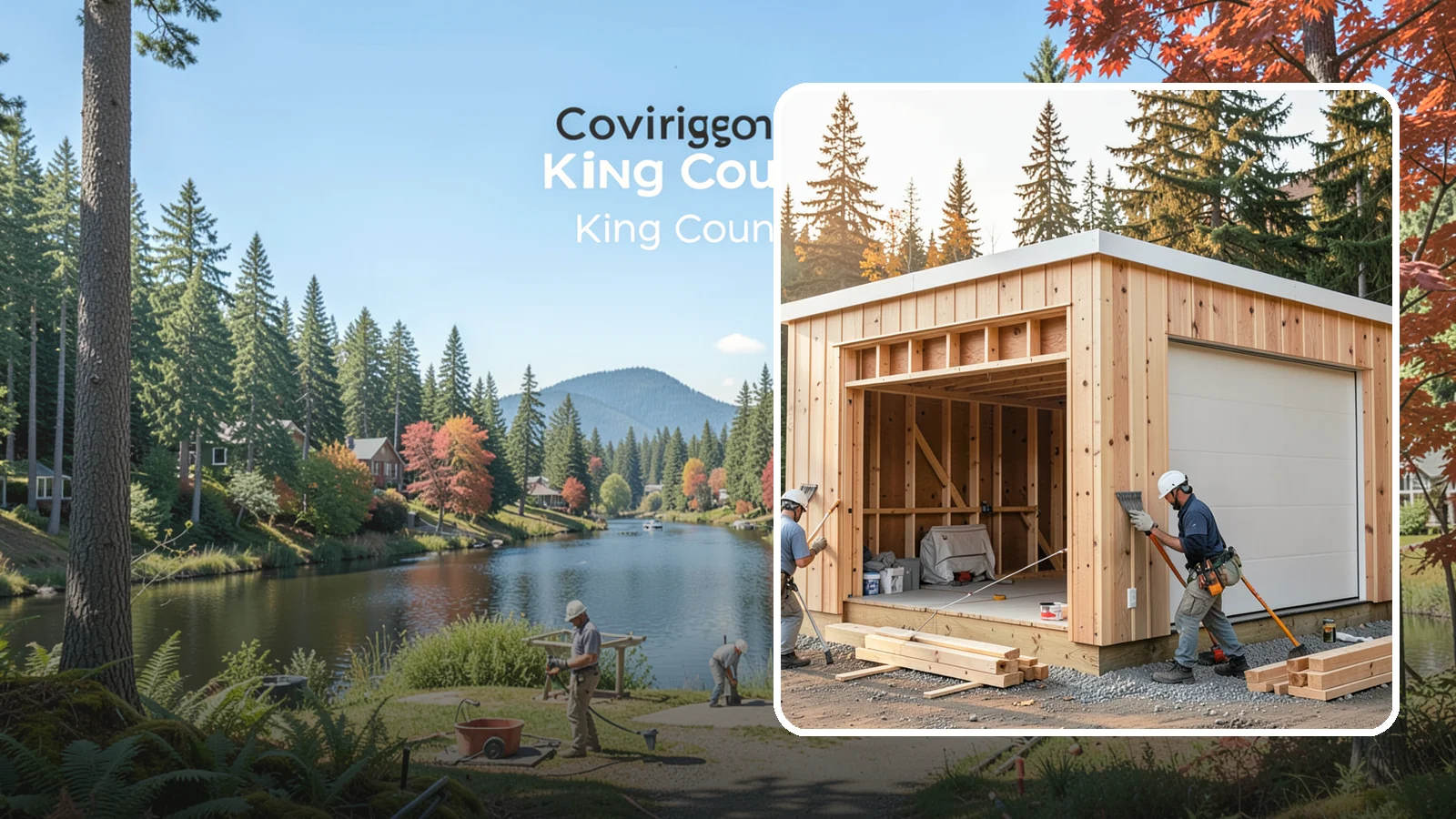 Pole Building Construction in Covington, King County, WA - Cost-effective post-frame buildings for shops, storage, garages, or agriculture.