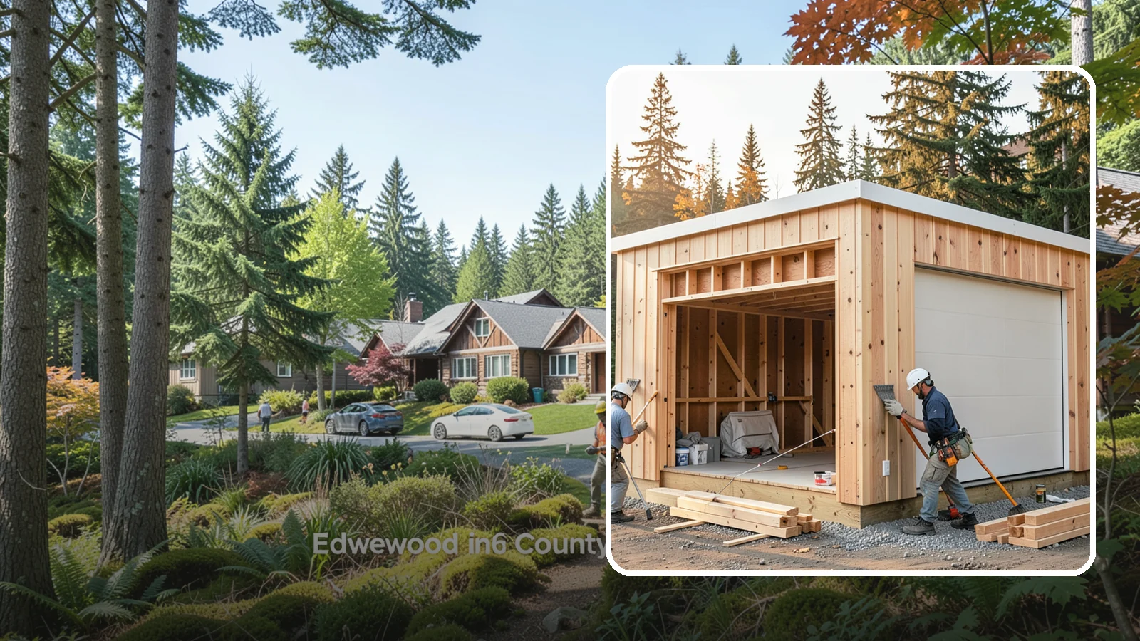 Pole Building Construction in Edgewood, Pierce County, WA - Cost-effective post-frame buildings for shops, storage, garages, or agriculture.