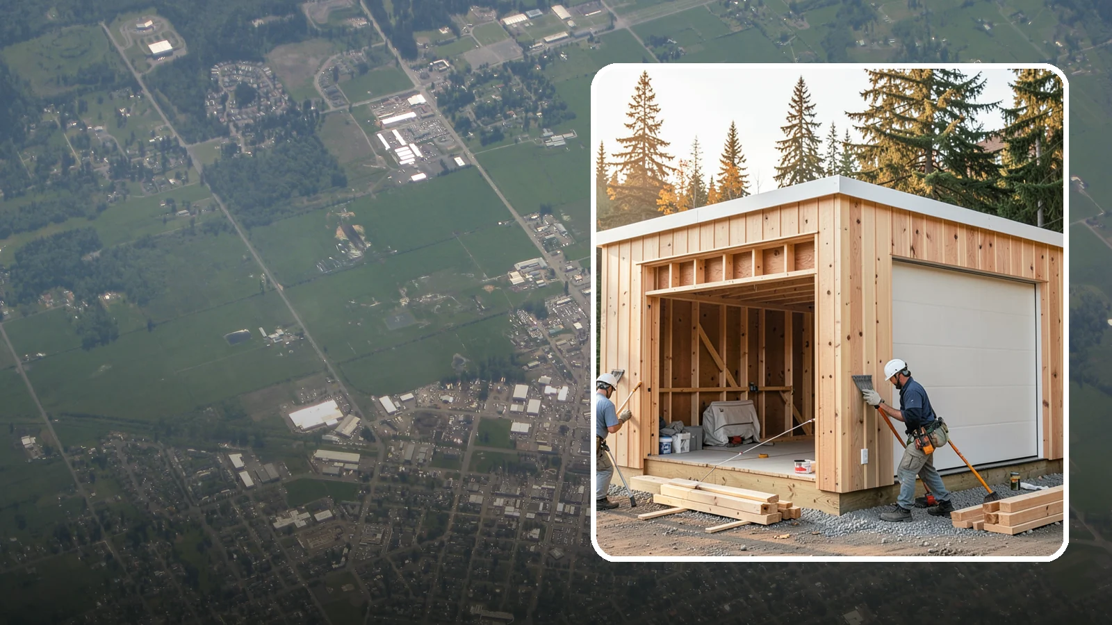 Pole Building Construction in Enumclaw, King County, WA - Cost-effective post-frame buildings for shops, storage, garages, or agriculture.