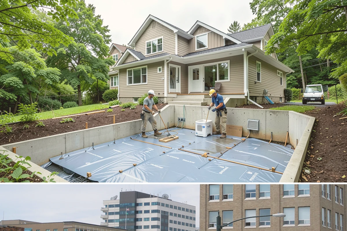 Pole Building Construction in Everett, Snohomish County, WA - Post setting and shell work go up best in dry conditions, so summer keeps a pole-building project moving fast.