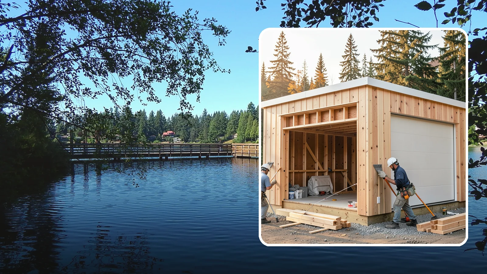 Pole Building Construction in Federal Way, King County, WA - Cost-effective post-frame buildings for shops, storage, garages, or agriculture.