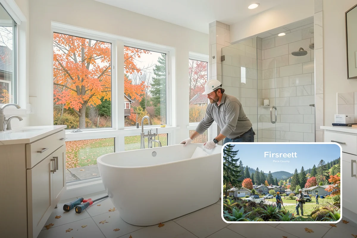 Pole Building Construction in Fircrest, Pierce County, WA - Lower cost than conventional framing