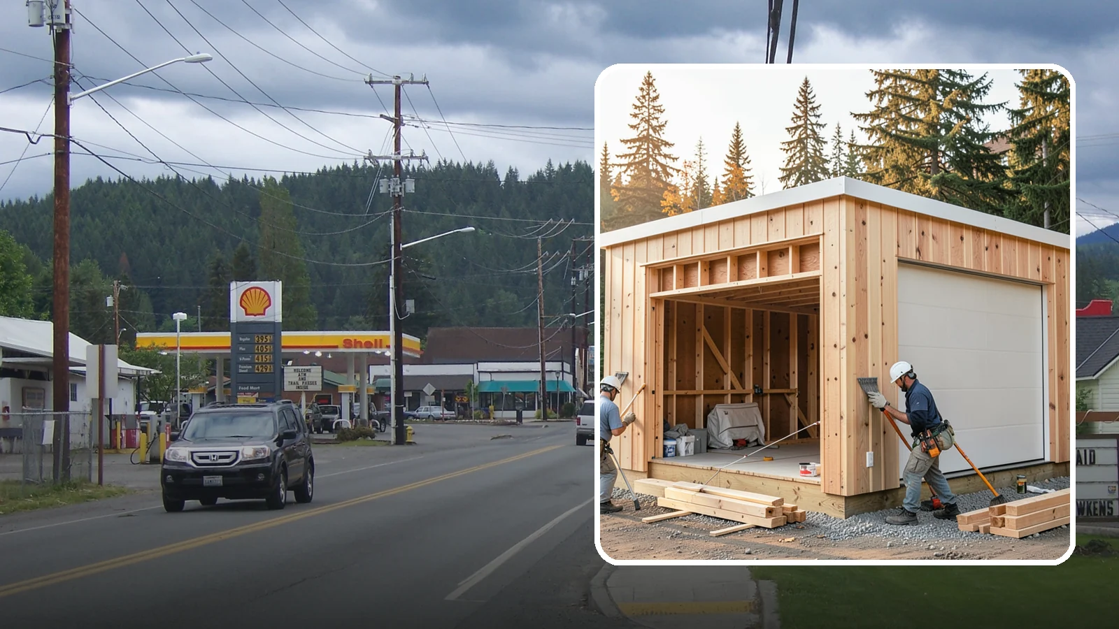 Pole Building Construction in Granite Falls, Snohomish County, WA - Cost-effective post-frame buildings for shops, storage, garages, or agriculture.