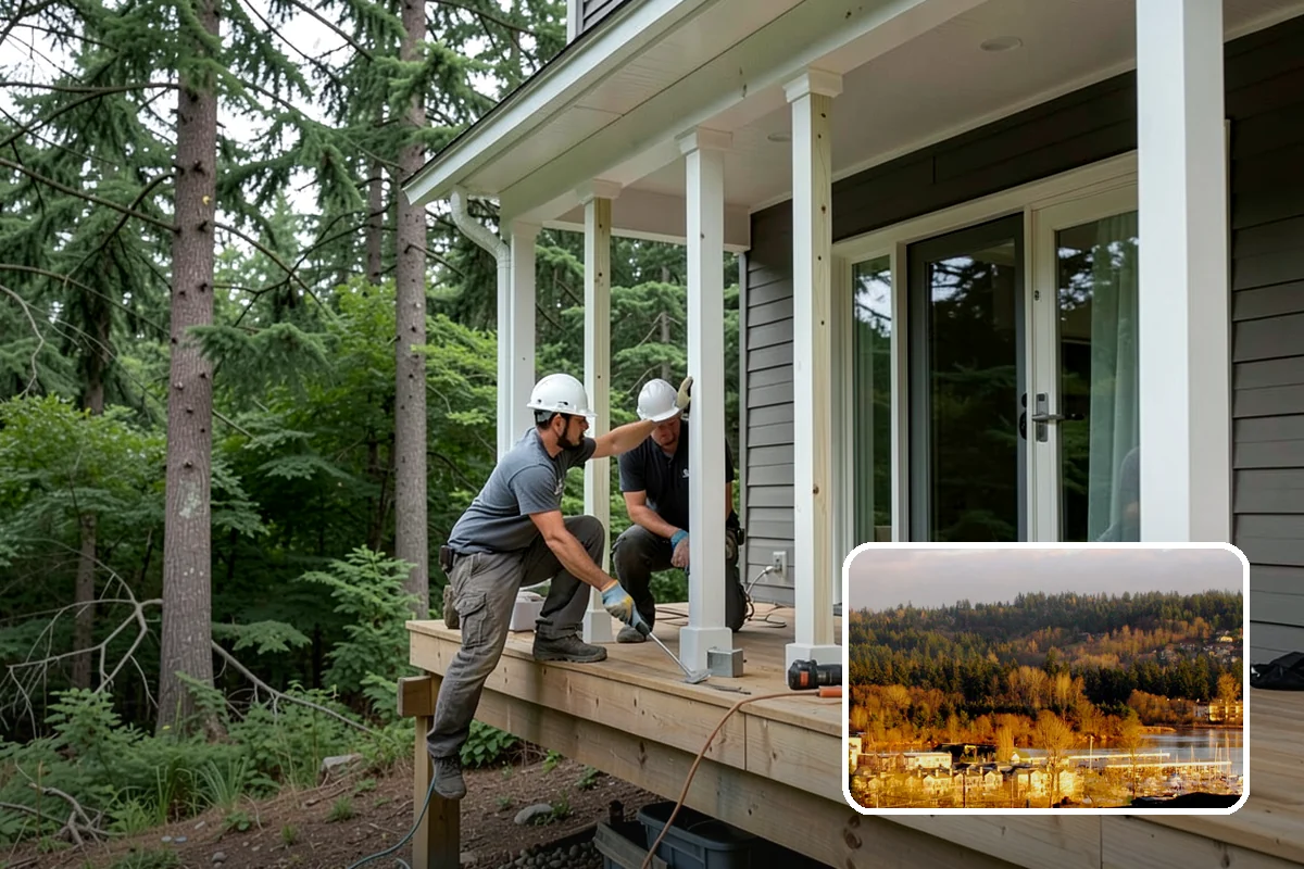Pole Building Construction in Kenmore, King County, WA - Lower cost than conventional framing