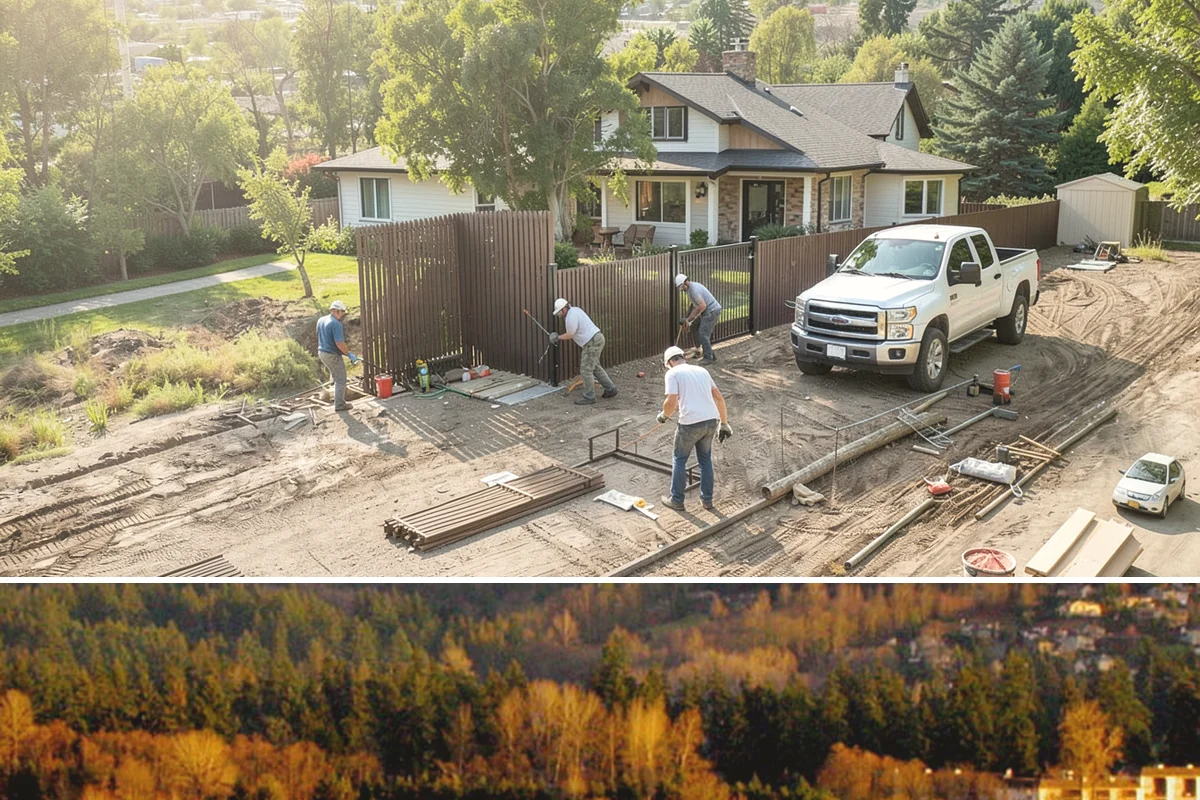 Pole Building Construction in Kenmore, King County, WA - Post setting and shell work go up best in dry conditions, so summer keeps a pole-building project moving fast.