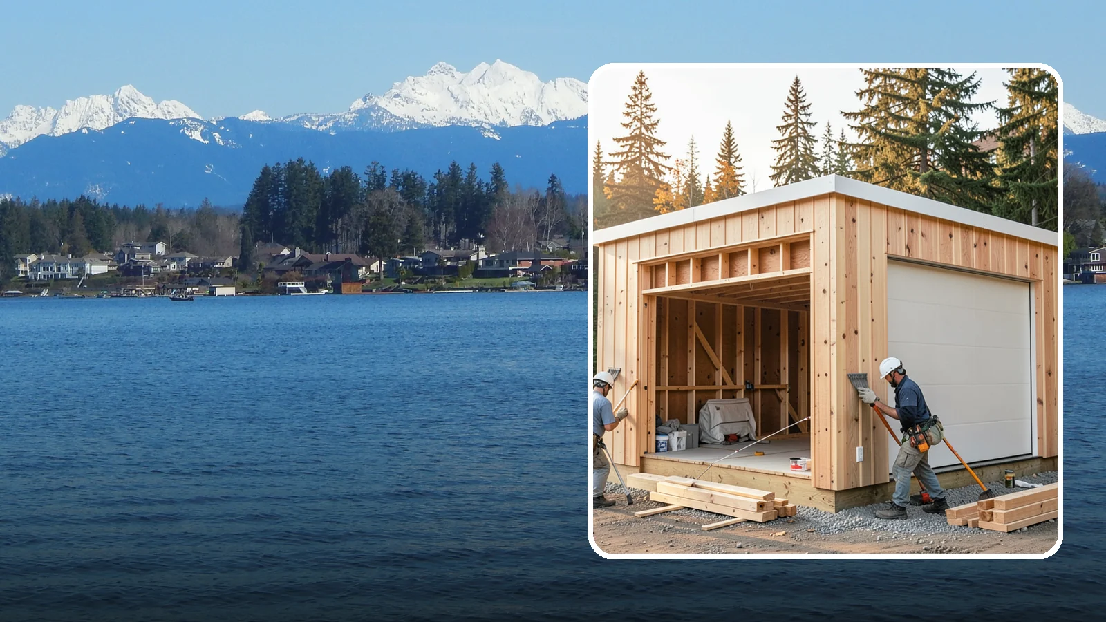 Pole Building Construction in Lake Stevens, Snohomish County, WA - Cost-effective post-frame buildings for shops, storage, garages, or agriculture.