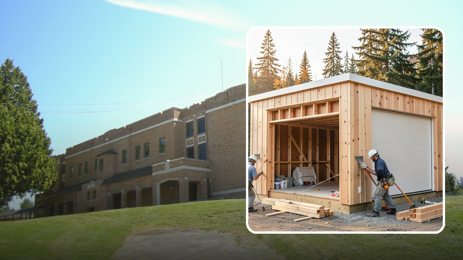 Pole Building Construction in Maple Valley, King County, WA - Cost-effective post-frame buildings for shops, storage, garages, or agriculture.