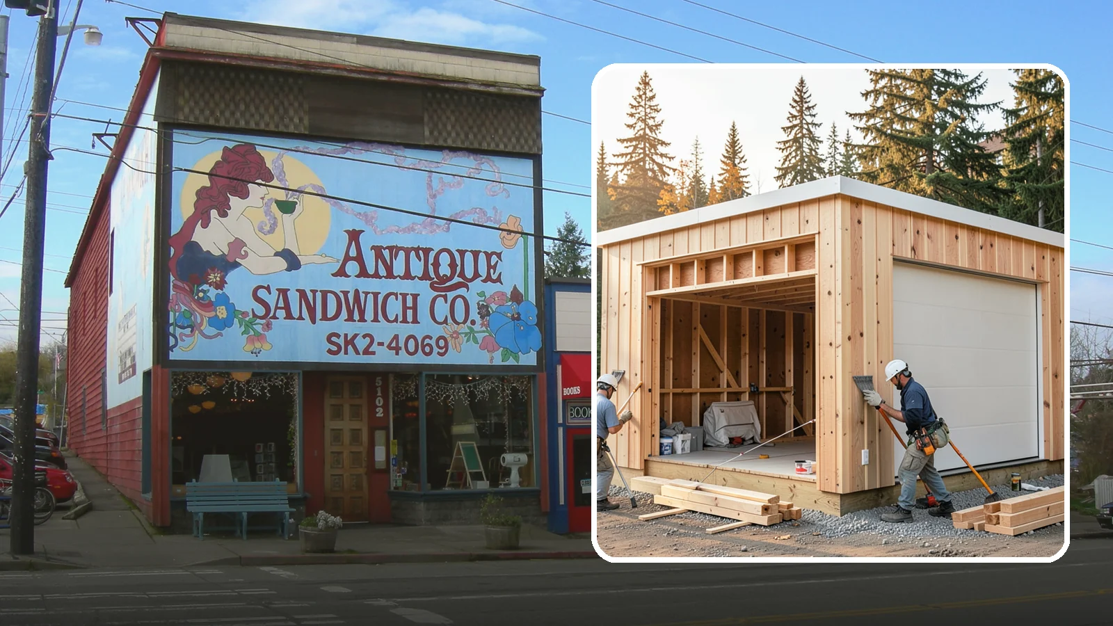 Pole Building Construction in Ruston, Pierce County, WA - Cost-effective post-frame buildings for shops, storage, garages, or agriculture.