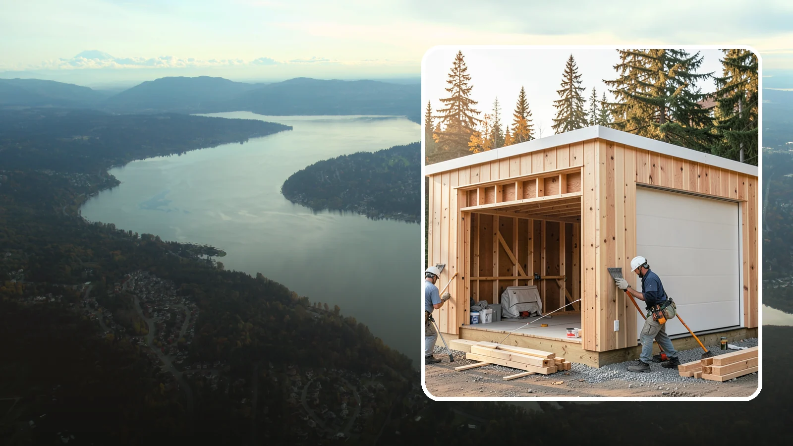 Pole Building Construction in Sammamish, King County, WA - Cost-effective post-frame buildings for shops, storage, garages, or agriculture.