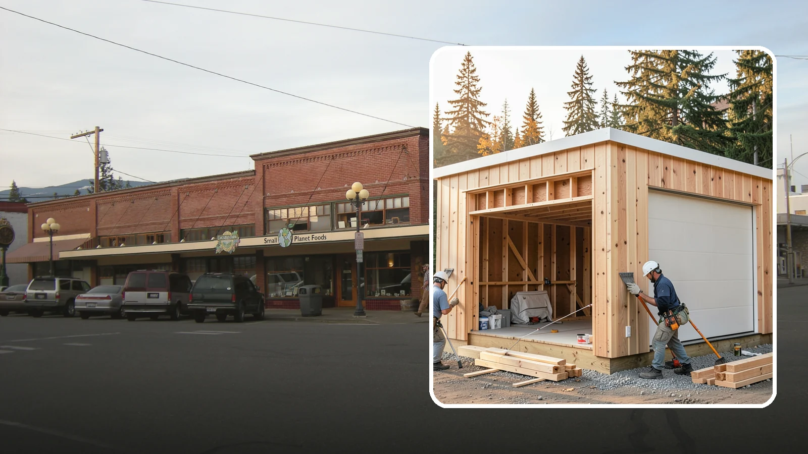 Pole Building Construction in Sedro-Woolley, Skagit County, WA - Cost-effective post-frame buildings for shops, storage, garages, or agriculture.