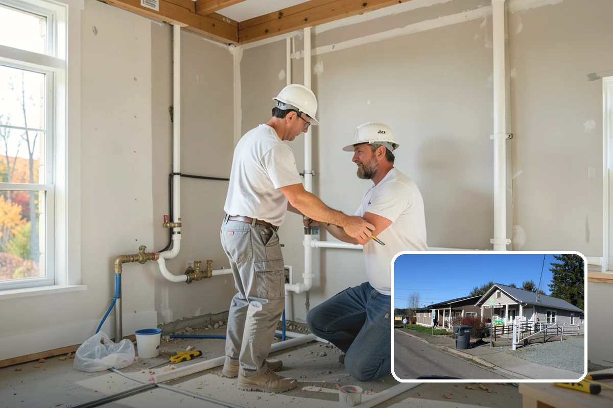 Pole Building Construction in South Prairie, Pierce County, WA - Lower cost than conventional framing