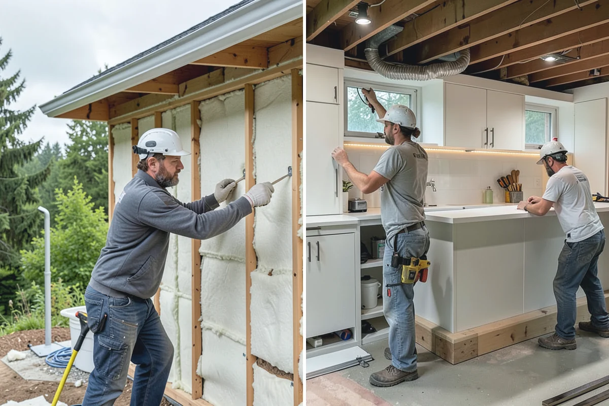 Pole Building Construction in Wilkeson, Pierce County, WA - Design the building size and door layout