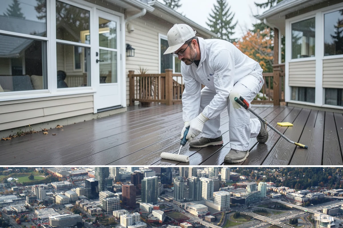 Polished Concrete Flooring in Bellevue, King County, WA - Polished concrete can be completed any time of year since it is an interior process independent of outdoor weather.