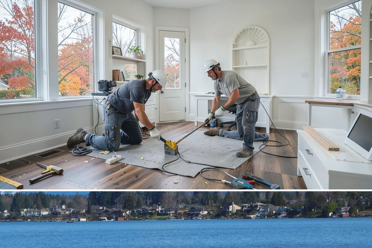 Polished Concrete Flooring in Lake Stevens, Snohomish County, WA - Polished concrete can be completed any time of year since it is an interior process independent of outdoor weather.