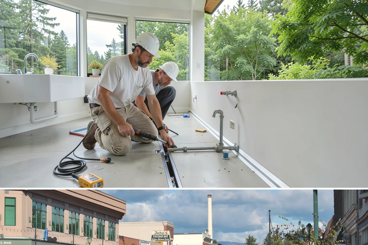 Polished Concrete Flooring in Monroe, Snohomish County, WA - Polished concrete can be completed any time of year since it is an interior process independent of outdoor weather.