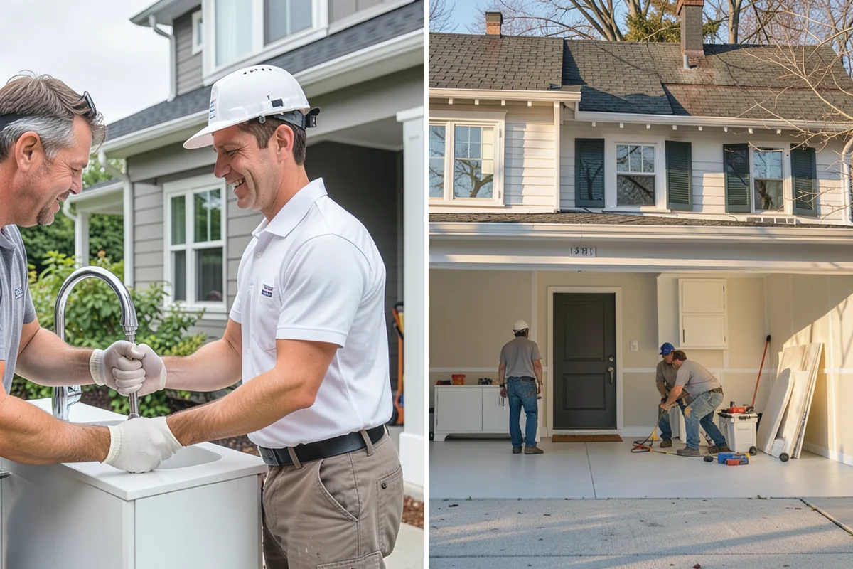 Polished Concrete Flooring in Woodinville, King County, WA - Repair cracks and prep the slab