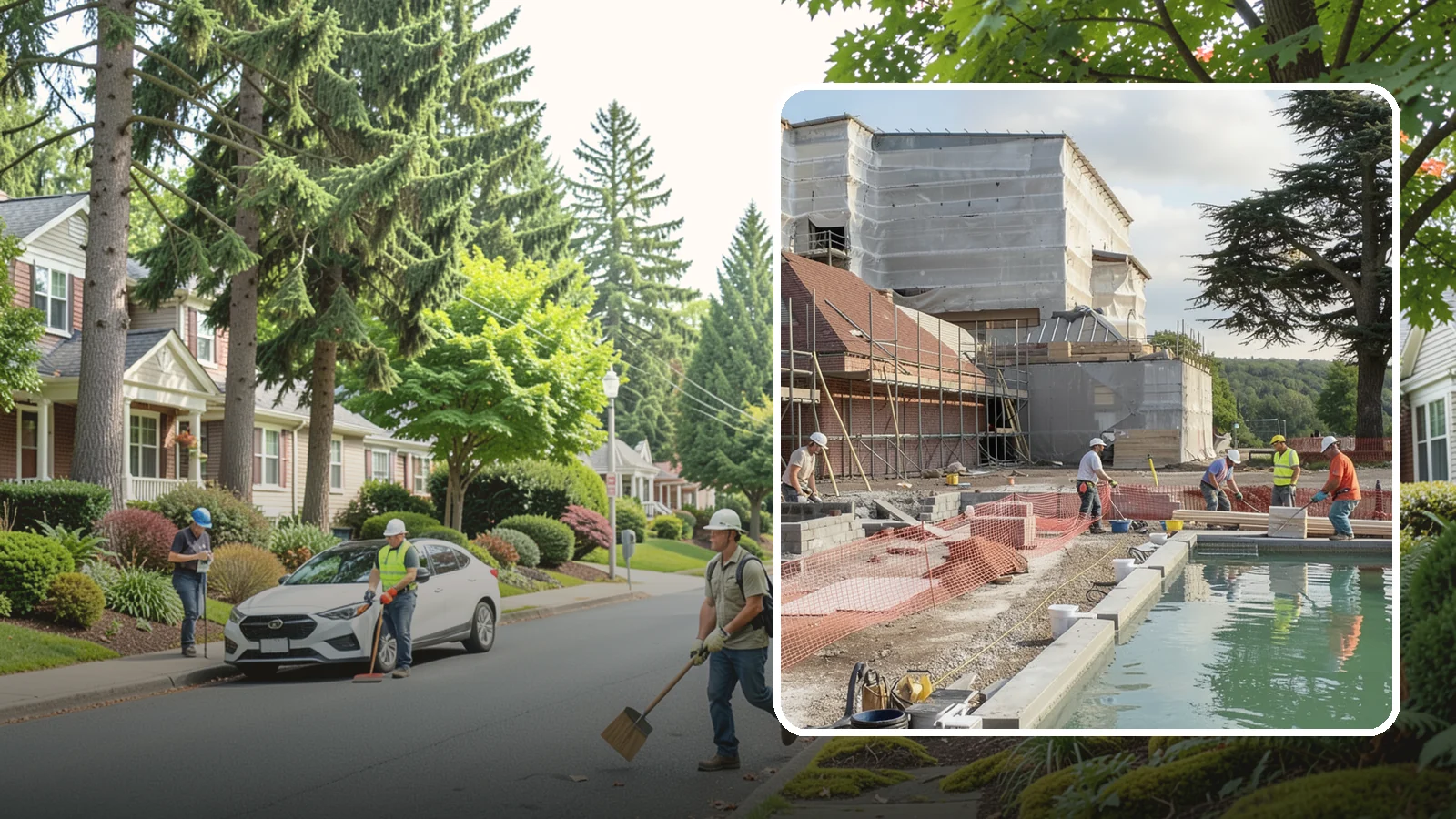 Pool House Construction in Beaux Arts Village, King County, WA - A custom pool house that adds changing space, storage, and shelter alongside your backyard pool.