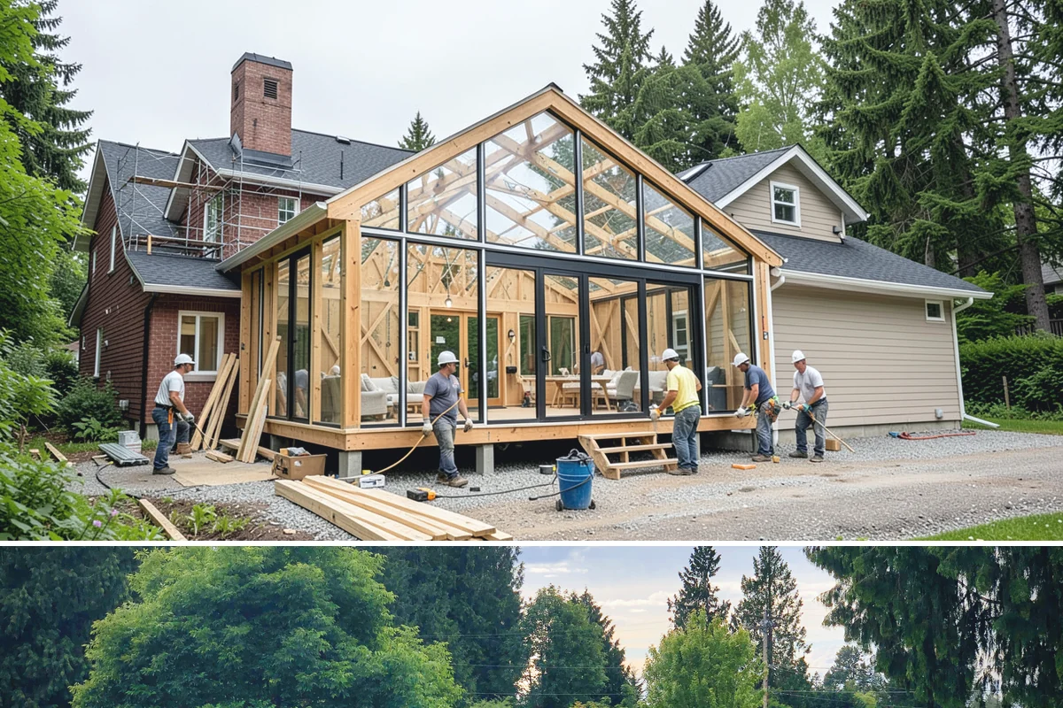 Pool House Construction in Bonney Lake, Pierce County, WA - Starting in spring keeps framing and roofing dry through the build before winter weather.