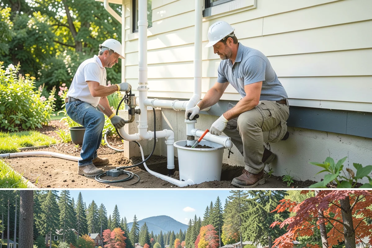 Pool House Construction in Covington, King County, WA - Starting in spring keeps framing and roofing dry through the build before winter weather.