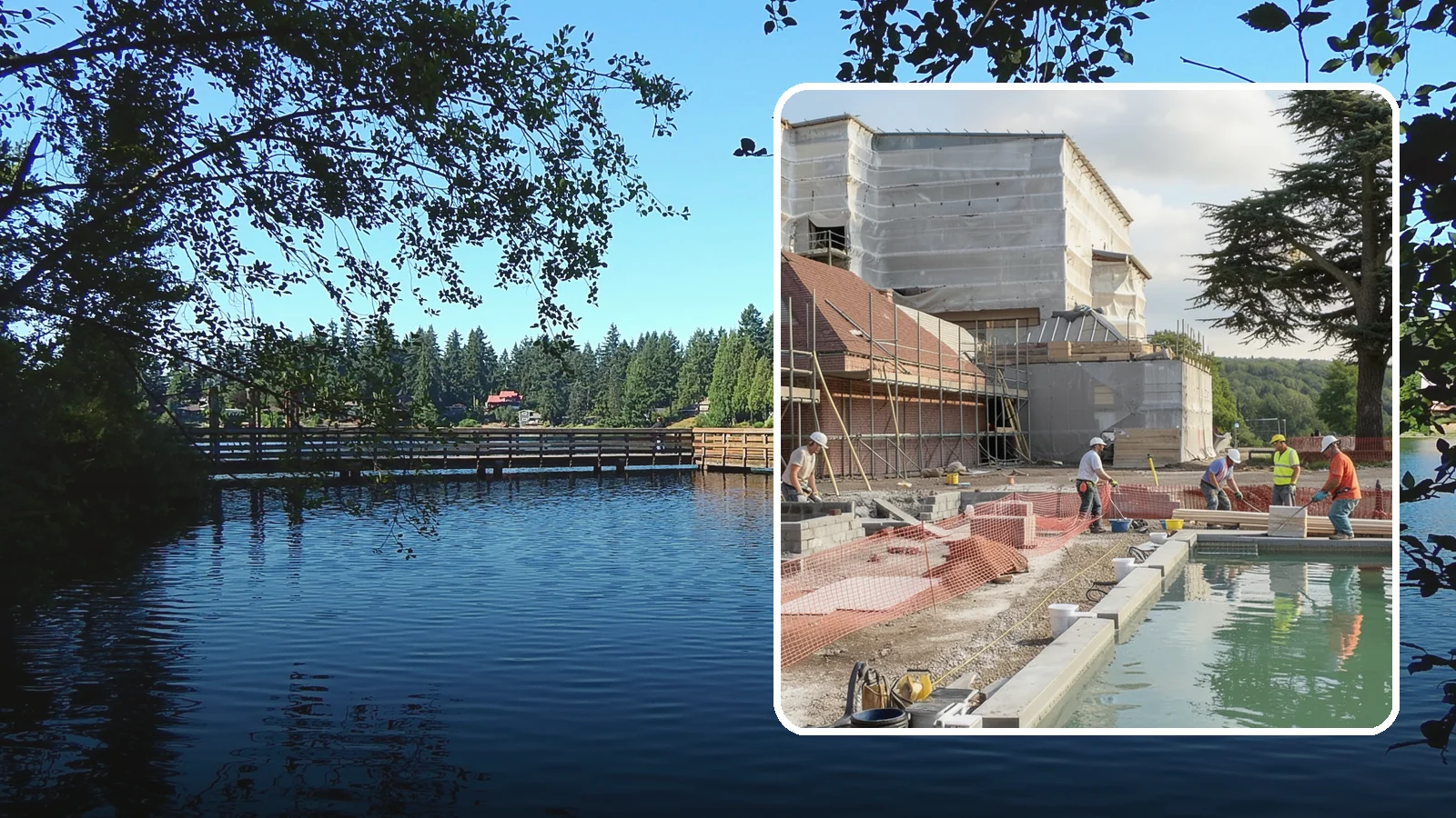 Pool House Construction in Federal Way, King County, WA - A custom pool house that adds changing space, storage, and shelter alongside your backyard pool.