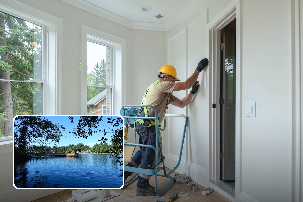 Pool House Construction in Federal Way, King County, WA - Adds changing rooms and equipment storage