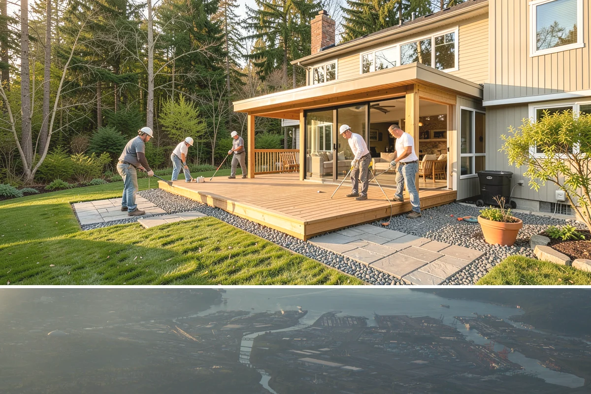 Pool House Construction in Fife, Pierce County, WA - Starting in spring keeps framing and roofing dry through the build before winter weather.