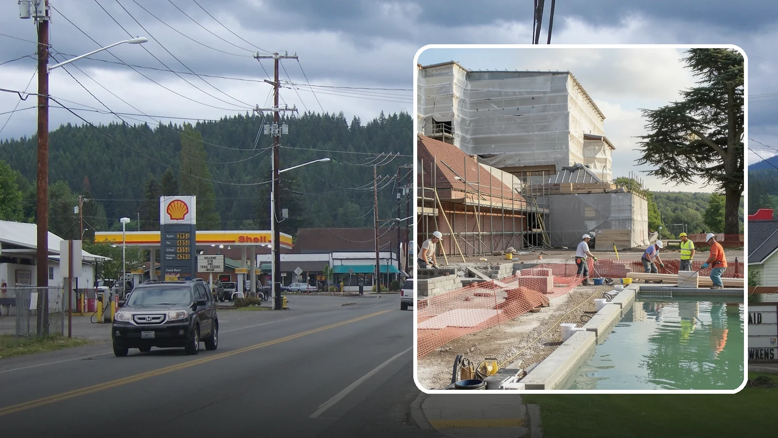 Pool House Construction in Granite Falls, Snohomish County, WA - A custom pool house that adds changing space, storage, and shelter alongside your backyard pool.
