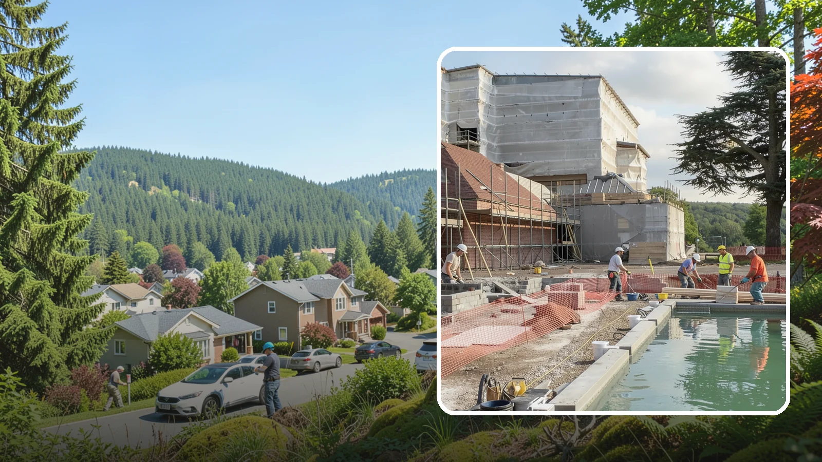 Pool House Construction in Index, Snohomish County, WA - A custom pool house that adds changing space, storage, and shelter alongside your backyard pool.