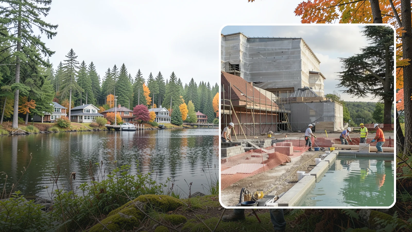 Pool House Construction in La Conner, Skagit County, WA - A custom pool house that adds changing space, storage, and shelter alongside your backyard pool.