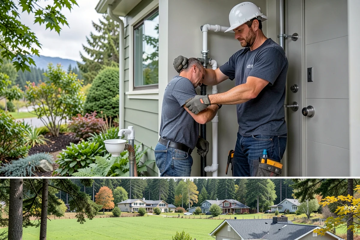 Pool House Construction in Lyman, Skagit County, WA - Starting in spring keeps framing and roofing dry through the build before winter weather.