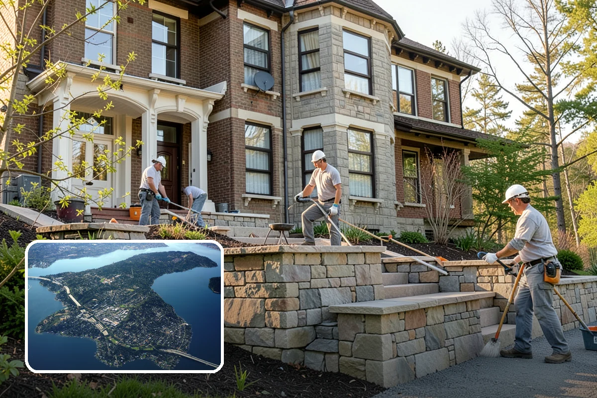 Pool House Construction in Mercer Island, King County, WA - Adds changing rooms and equipment storage