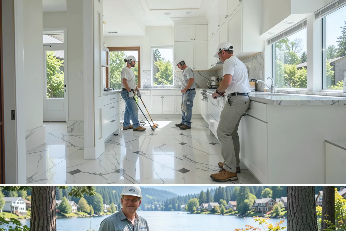 Pool House Construction in Milton, King County, WA - Starting in spring keeps framing and roofing dry through the build before winter weather.