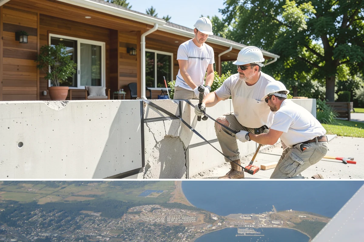Pool House Construction in Oak Harbor, Island County, WA - Starting in spring keeps framing and roofing dry through the build before winter weather.