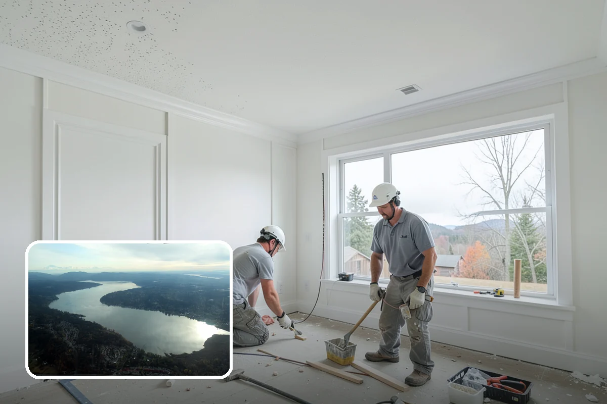 Pool House Construction in Sammamish, King County, WA - Adds changing rooms and equipment storage