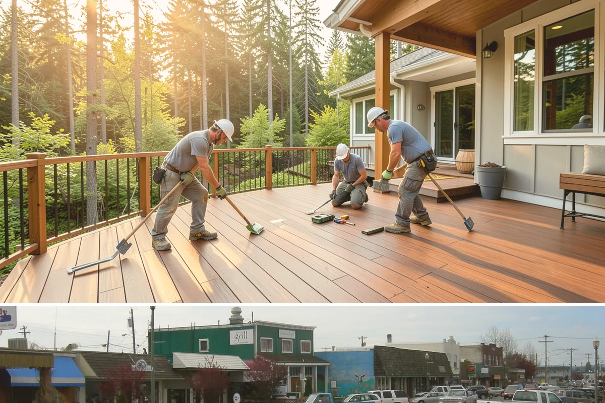 Pool House Construction in Stanwood, Snohomish County, WA - Starting in spring keeps framing and roofing dry through the build before winter weather.