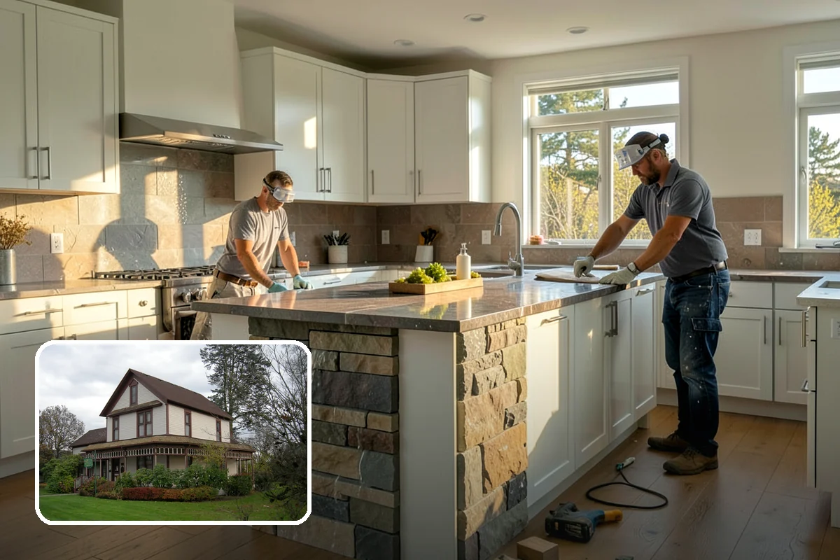 Pool House Construction in Sumner, Pierce County, WA - Adds changing rooms and equipment storage