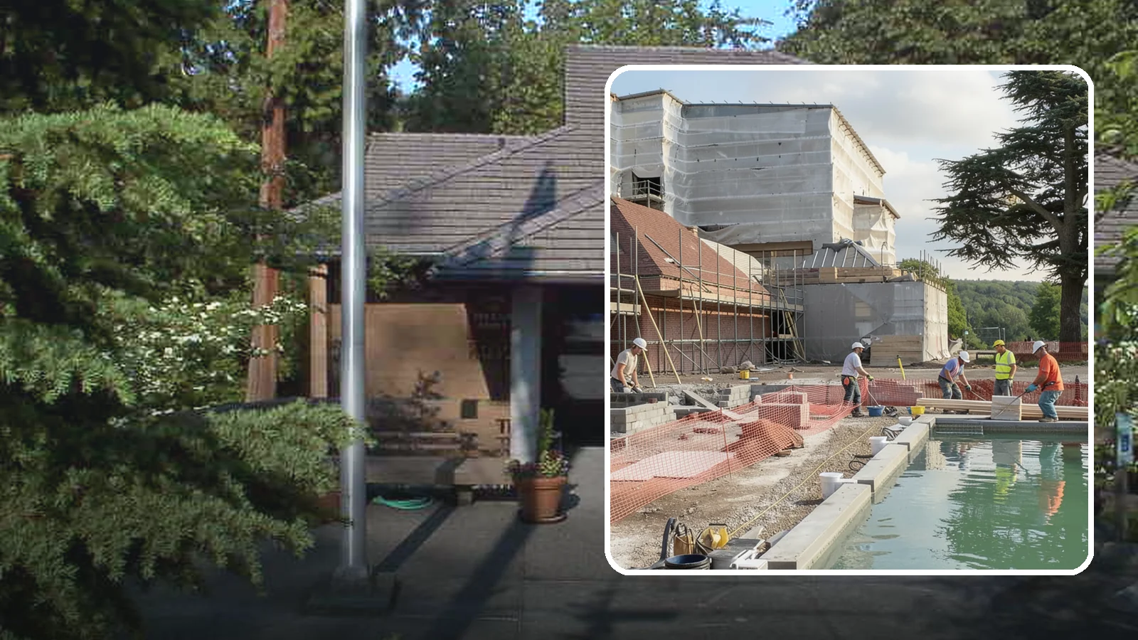 Pool House Construction in Yarrow Point, King County, WA - A custom pool house that adds changing space, storage, and shelter alongside your backyard pool.