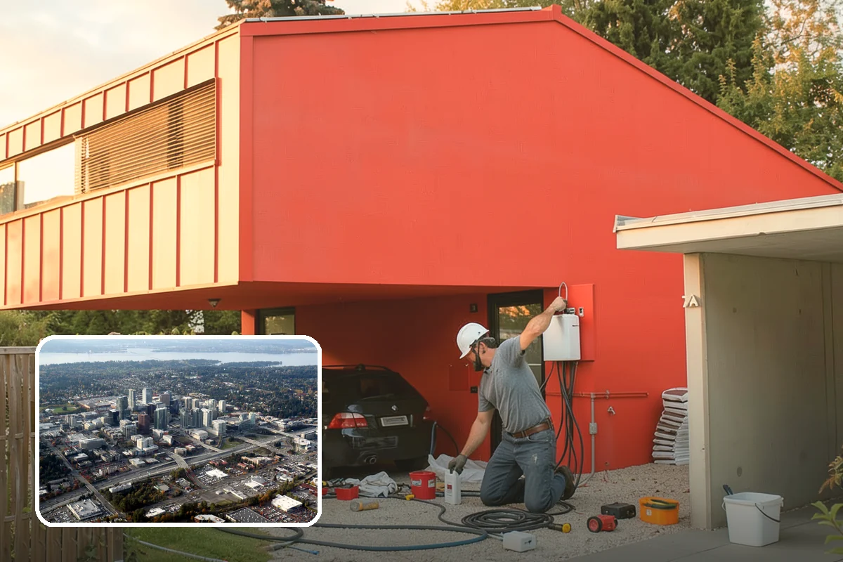 Popcorn Ceiling Removal in Bellevue, King County, WA - A smooth, updated ceiling that modernizes the room