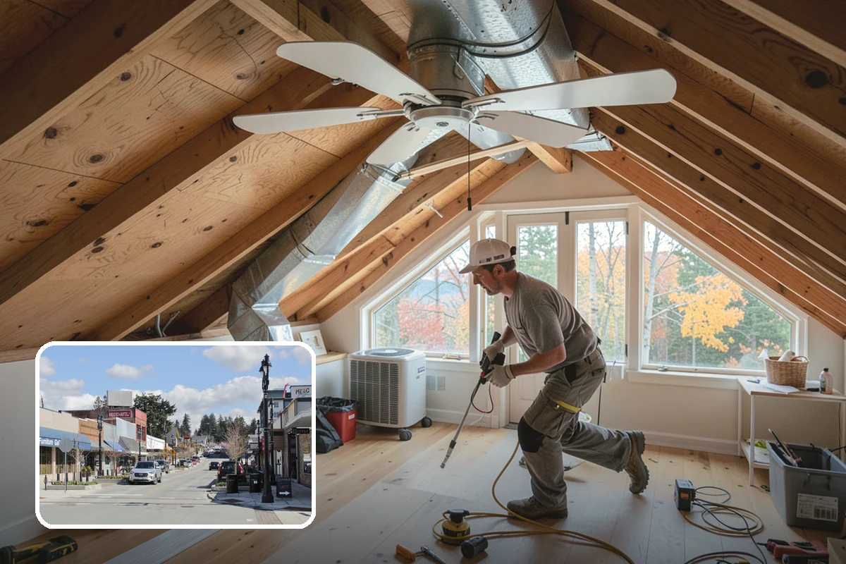 Popcorn Ceiling Removal in Bothell, King County, WA - A smooth, updated ceiling that modernizes the room
