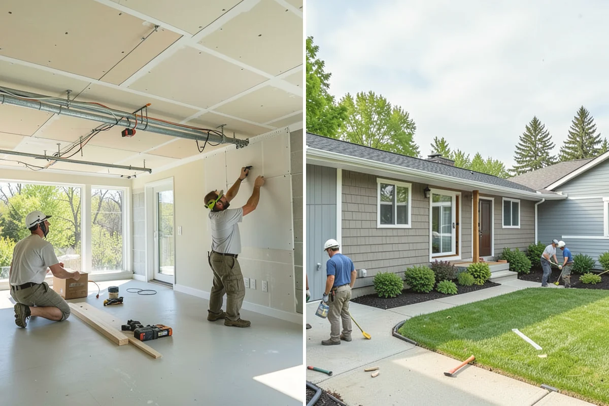 Popcorn Ceiling Removal in Burlington, Skagit County, WA - Test older ceilings and mask off the room completely