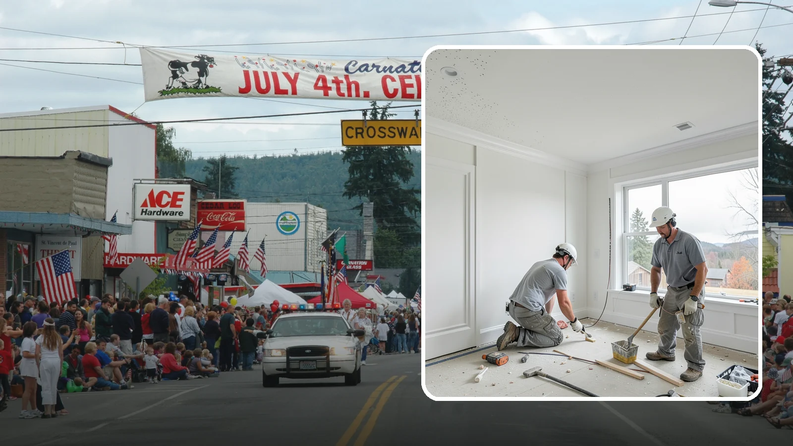 Popcorn Ceiling Removal in Carnation, King County, WA - Popcorn ceiling removal strips dated texture and leaves a smooth, modern overhead finish.