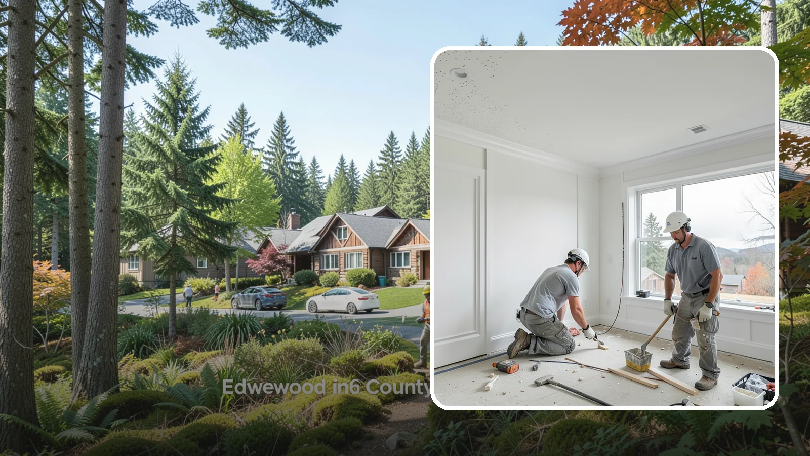 Popcorn Ceiling Removal in Edgewood, Pierce County, WA - Popcorn ceiling removal strips dated texture and leaves a smooth, modern overhead finish.