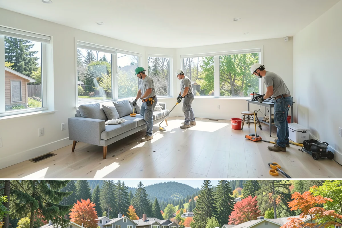 Popcorn Ceiling Removal in Fircrest, Pierce County, WA - Popcorn removal is interior work you can complete in any season, making it ideal for rainy-day projects.