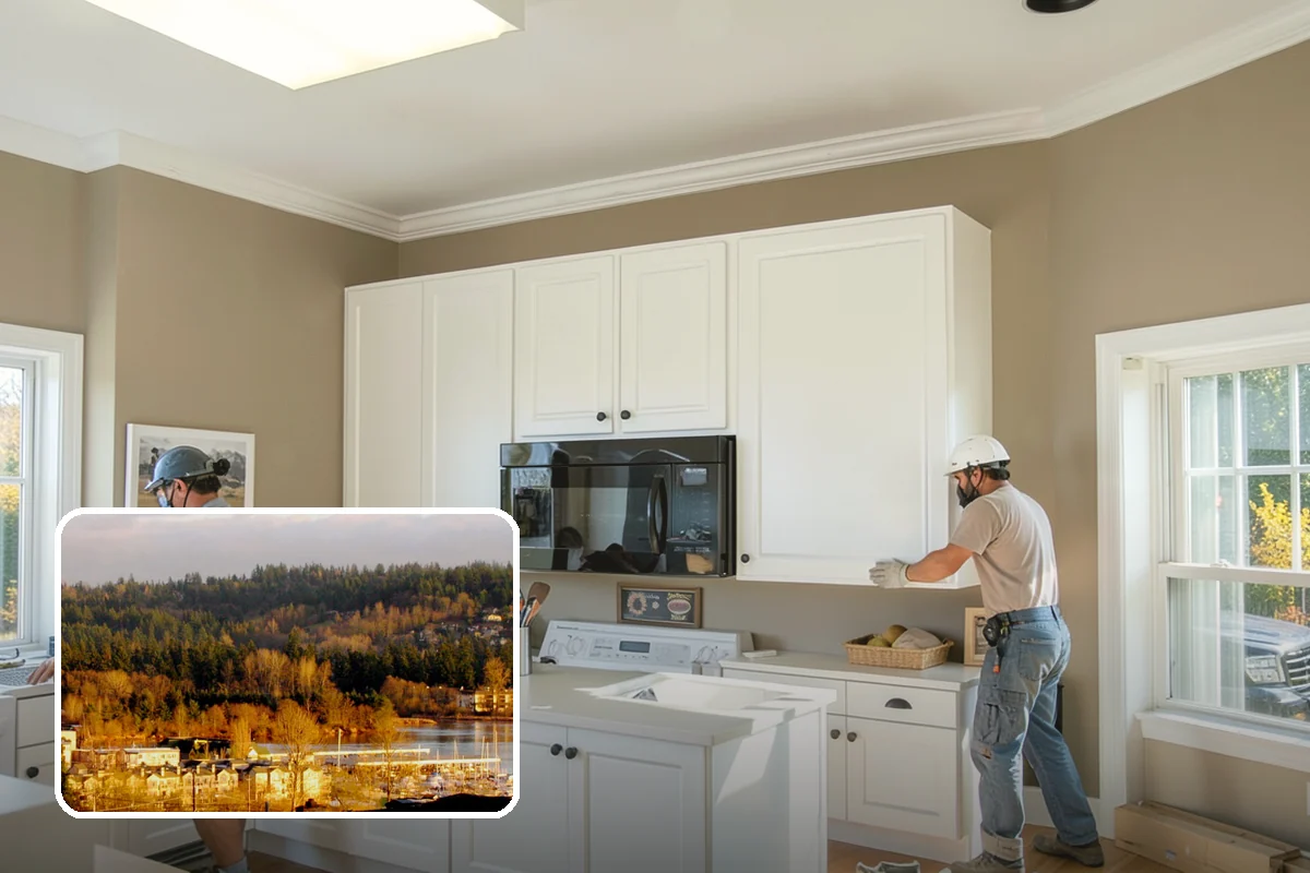 Popcorn Ceiling Removal in Kenmore, King County, WA - A smooth, updated ceiling that modernizes the room