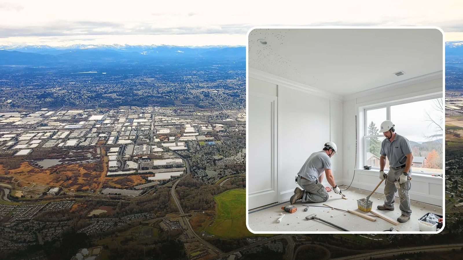 Popcorn Ceiling Removal in Kent, King County, WA - Popcorn ceiling removal strips dated texture and leaves a smooth, modern overhead finish.