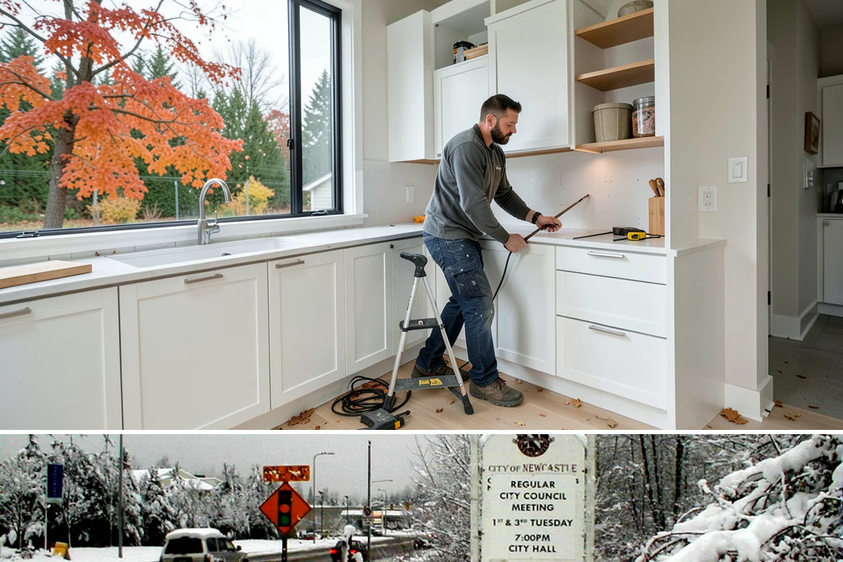Popcorn Ceiling Removal in Newcastle, King County, WA - Popcorn removal is interior work you can complete in any season, making it ideal for rainy-day projects.
