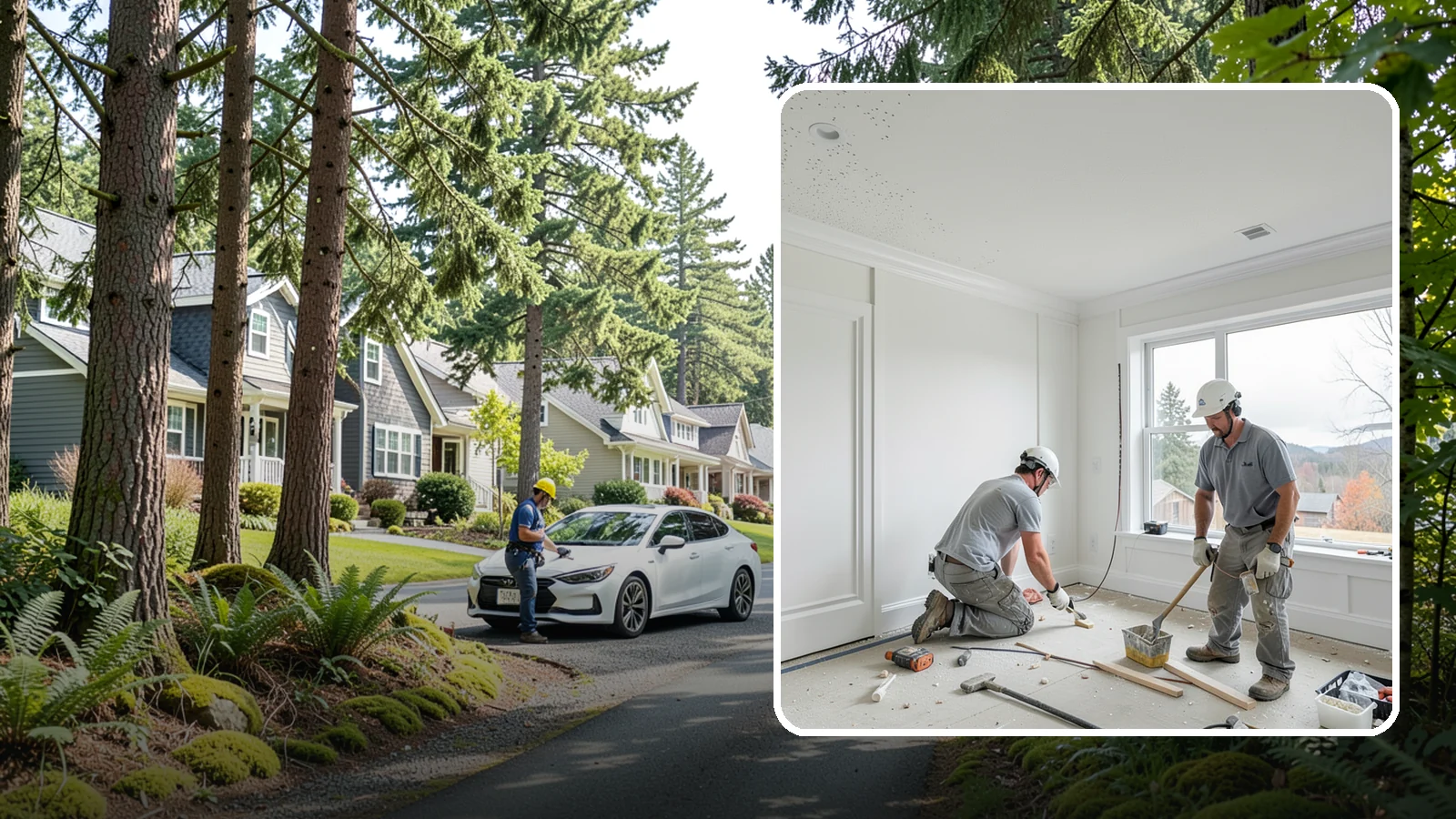 Popcorn Ceiling Removal in Normandy Park, King County, WA - Popcorn ceiling removal strips dated texture and leaves a smooth, modern overhead finish.