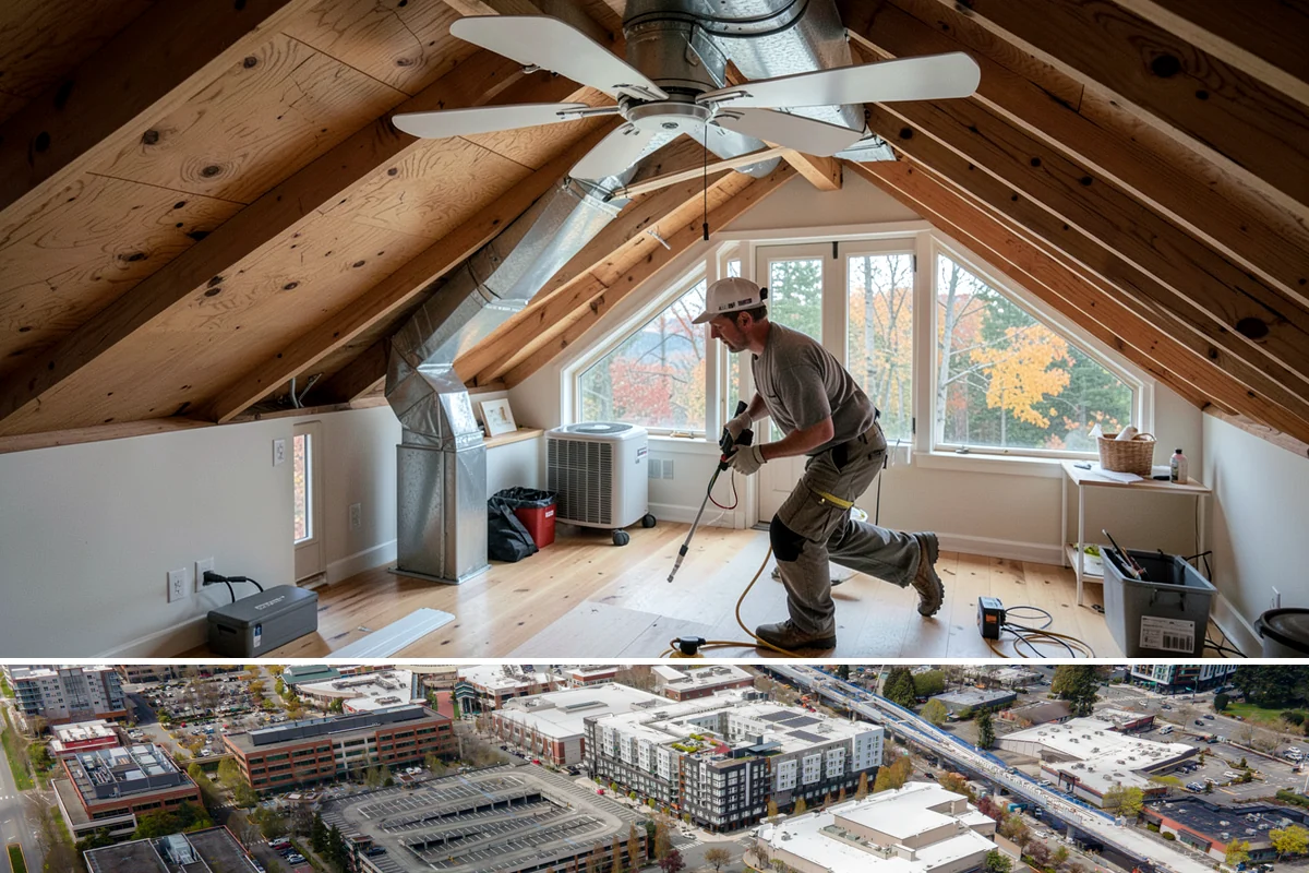 Popcorn Ceiling Removal in Redmond, King County, WA - Popcorn removal is interior work you can complete in any season, making it ideal for rainy-day projects.