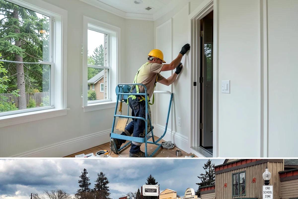 Popcorn Ceiling Removal in Roy, Pierce County, WA - Popcorn removal is interior work you can complete in any season, making it ideal for rainy-day projects.